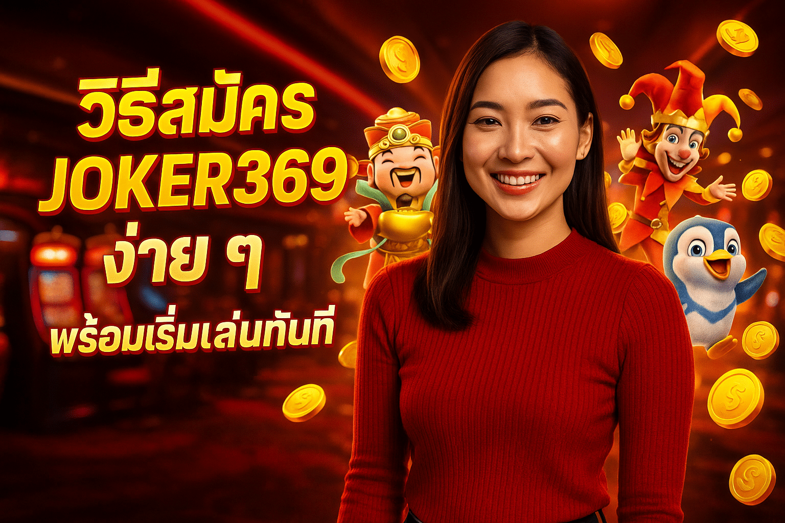 วิธีสมัคร JOKER369 ง่าย ๆ พร้อมเริ่มเล่นทันที