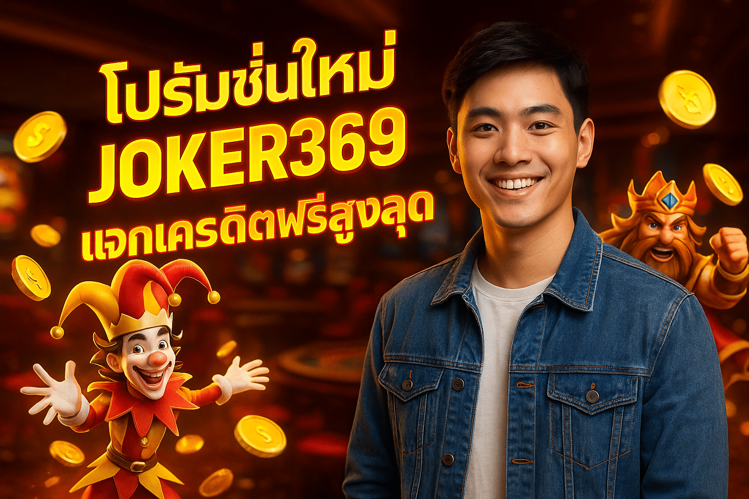 โปรโมชั่นใหม่ JOKER369 แจกเครดิตฟรีสูงสุด