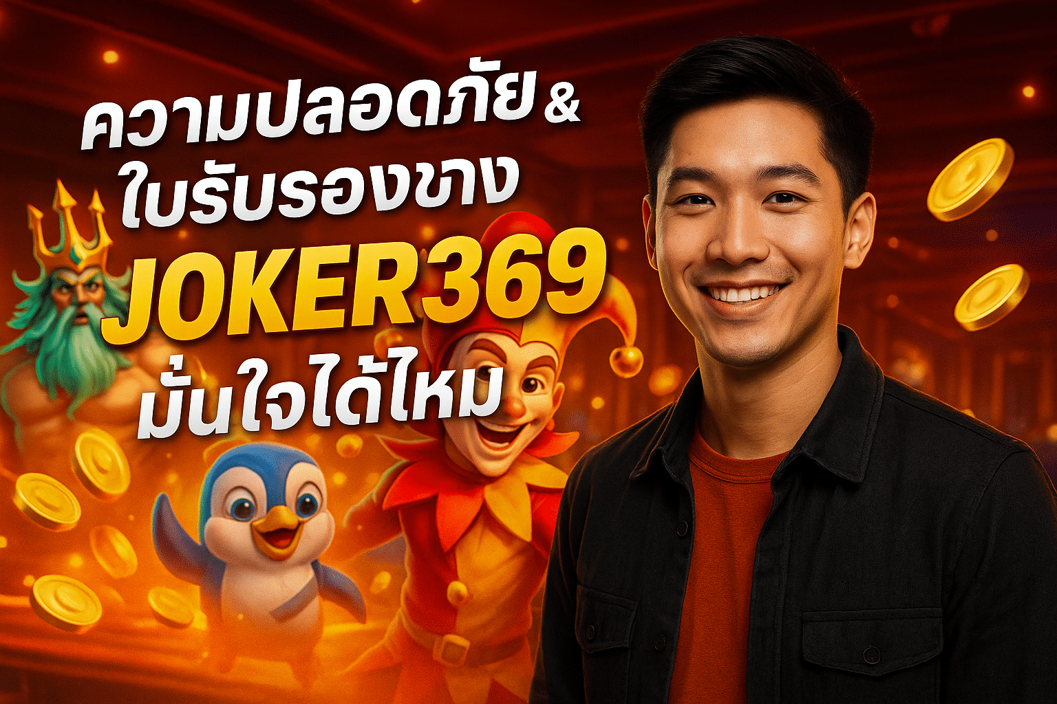 ความปลอดภัย & ใบรับรองของ JOKER369 มั่นใจได้ไหม